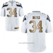 Maglia NFL Gold Game Seattle Seahawks Rawls Bianco