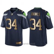 Maglia NFL Gold Game Seattle Seahawks Rawls Profundo Blu
