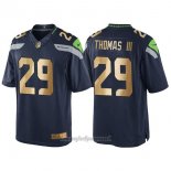Maglia NFL Gold Game Seattle Seahawks Thomas Profundo Blu