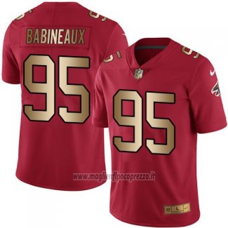 Maglia NFL Gold Legend Atlanta Falcons Babineaux Rosso