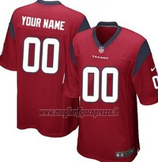 Maglia NFL Houston Texans Personalizzate Rosso