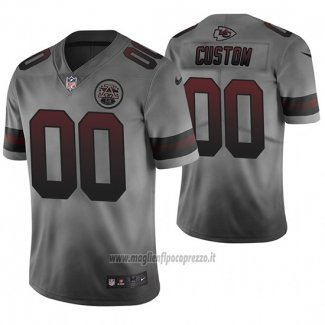 Maglia NFL Kansas City Chiefs Personalizzate Citta Grigio