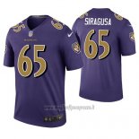 Maglia NFL Legend Baltimore Ravens Nico Siragusa Viola Color Rush