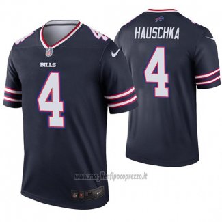 Maglia NFL Legend Buffalo Bills 4 Steven Hauschka Inverted Blu