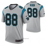 Maglia NFL Legend Carolina Panthers Greg Olsen Inverted Grigio