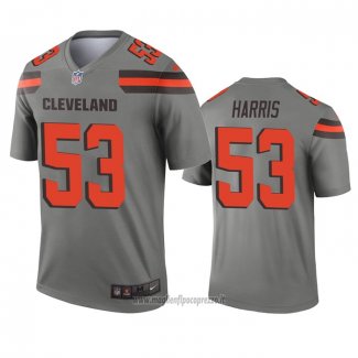 Maglia NFL Legend Cleveland Browns Nick Harris Inverted Grigio