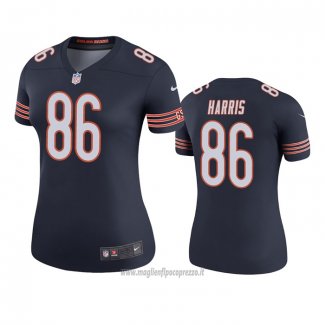 Maglia NFL Legend Donna Chicago Bears Demetrius Harris Blu Color Rush