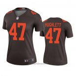 Maglia NFL Legend Donna Cleveland Browns Charley Hughlett Alternato 2020 Marrone