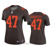 Maglia NFL Legend Donna Cleveland Browns Charley Hughlett Alternato 2020 Marrone