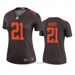 Maglia NFL Legend Donna Cleveland Browns Denzel Ward Alternato 2020 Marrone