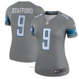 Maglia NFL Legend Donna Detroit Lions Matthew Stafford Grigio Color Rush