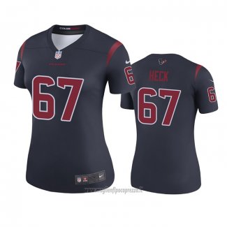 Maglia NFL Legend Donna Houston Texans Charlie Heck Blu