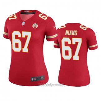 Maglia NFL Legend Donna Kansas City Chiefs Lucas Niang Rosso