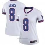 Maglia NFL Legend Donna New York Giants Daniel Jones Bianco Color Rush
