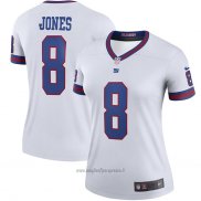 Maglia NFL Legend Donna New York Giants Daniel Jones Bianco Color Rush
