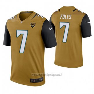 Maglia NFL Legend Jacksonville Jaguars Nick Foles Or Color Rush