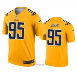 Maglia NFL Legend Los Angeles Chargers Linval Joseph Inverted Or