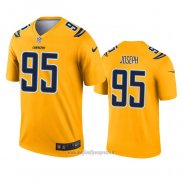 Maglia NFL Legend Los Angeles Chargers Linval Joseph Inverted Or