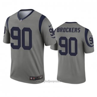 Maglia NFL Legend Los Angeles Rams Michael Brockers Inverted Grigio