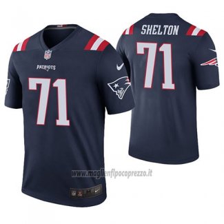 Maglia NFL Legend New England Patriots Danny Shelton Blu Color Rush