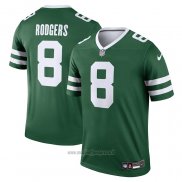 Maglia NFL Legend New York Jets Aaron Rodgers Verde2