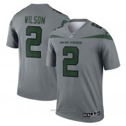 Maglia NFL Legend New York Jets Zach Wilson Inverted Grigio