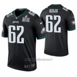 Maglia NFL Legend Philadelphia Eagles Jason Kelce Nero Super Bowl Lii Champions Color Rush