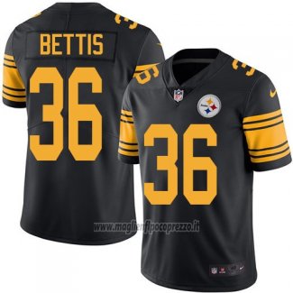 Maglia NFL Legend Pittsburgh Steelers Bettis Nero