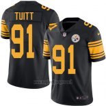 Maglia NFL Legend Pittsburgh Steelers Tuitt Nero