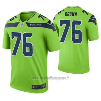 Maglia NFL Legend Seattle Seahawks Duane Brown Verde