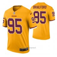 Maglia NFL Legend Washington Commanders Jordan Brailford Color Rush Giallo