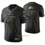 Maglia NFL Limited Atlanta Falcons Deion Jones Golden Edition Nero