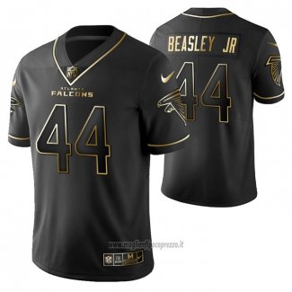 Maglia NFL Limited Atlanta Falcons Vic Beasley Jr Golden Edition Nero