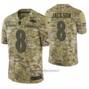 Maglia NFL Limited Baltimore Ravens Lamar Jackson 2018 Salute To Service Camuffamento