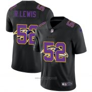 Maglia NFL Limited Baltimore Ravens R.Lewis Logo Dual Overlap Nero