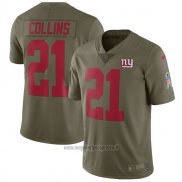 Maglia NFL Limited Bambino New York Giants 21 Collins 2017 Salute To Service Verde