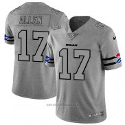 Maglia NFL Limited Buffalo Bills Allen Team Logo Gridiron Grigio