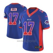Maglia NFL Limited Buffalo Bills Josh Allen Blu 2018 Rush Drift Fashion