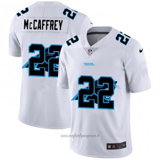 Maglia NFL Limited Carolina Panthers McCaffrey Logo Dual Overlap Bianco