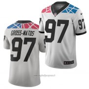 Maglia NFL Limited Carolina Panthers Yetur Gross Matos Citta Edition Bianco