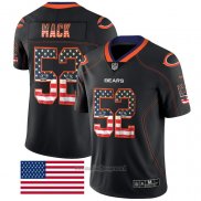 Maglia NFL Limited Chicago Bears Mack Rush USA Flag Nero