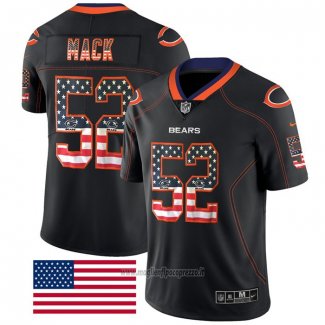 Maglia NFL Limited Chicago Bears Mack Rush USA Flag Nero