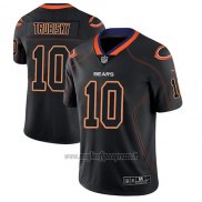 Maglia NFL Limited Chicago Bears Mitch Trubisky Nero Color Rush 2018 Lights Out