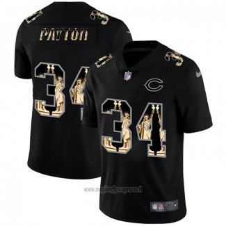 Maglia NFL Limited Chicago Bears Payton Statue Of Liberty Fashion Nero