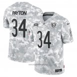 Maglia NFL Limited Chicago Bears Walter Payton 2024 Salute To Service Retired Grigio