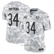 Maglia NFL Limited Chicago Bears Walter Payton 2024 Salute To Service Retired Grigio