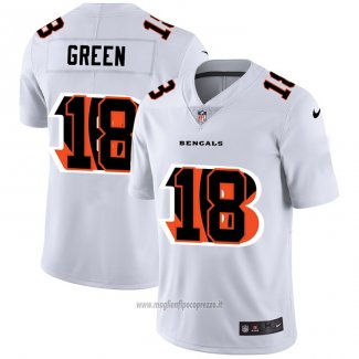 Maglia NFL Limited Cincinnati Bengals Green Logo Dual Overlap Bianco