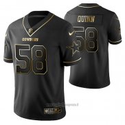 Maglia NFL Limited Dallas Cowboys Robert Quinn Golden Edition Nero