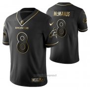 Maglia NFL Limited Denver Broncos Brandon Mcmanus Golden Edition Nero
