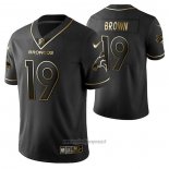 Maglia NFL Limited Denver Broncos Fred Brown Golden Edition Nero